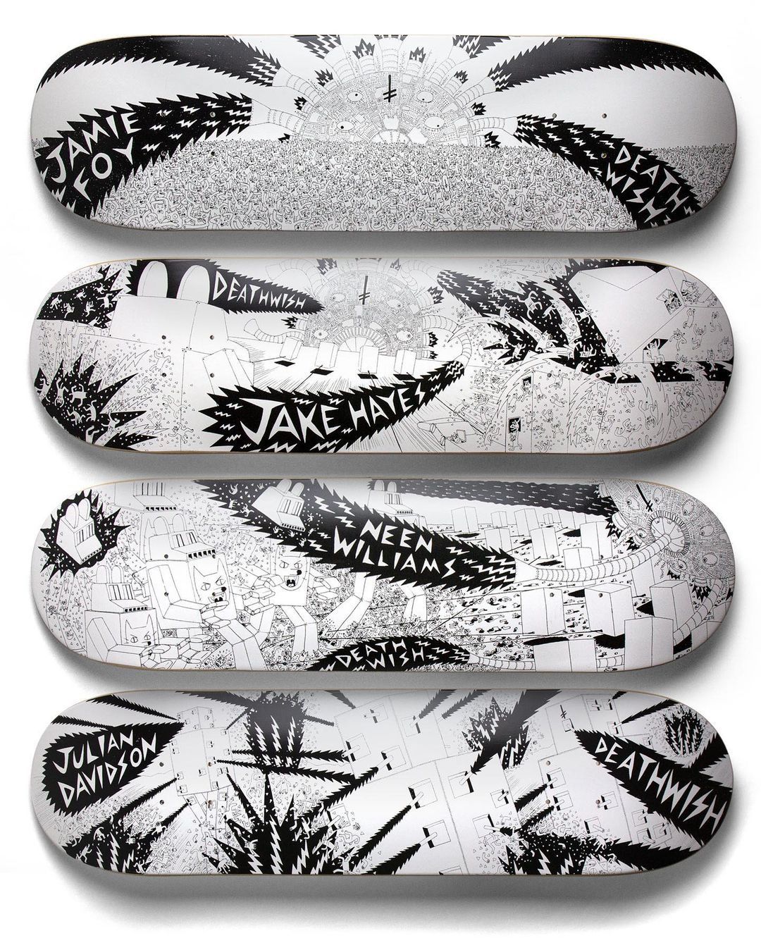 Death War 3000 Series By Christy Karacas X Deathwish Skateboards 6