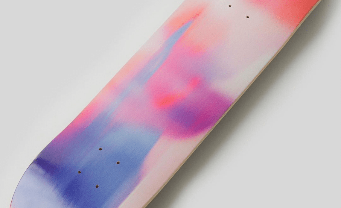 Klimasks skate by Kristine Moen x Sovrn Skateboards