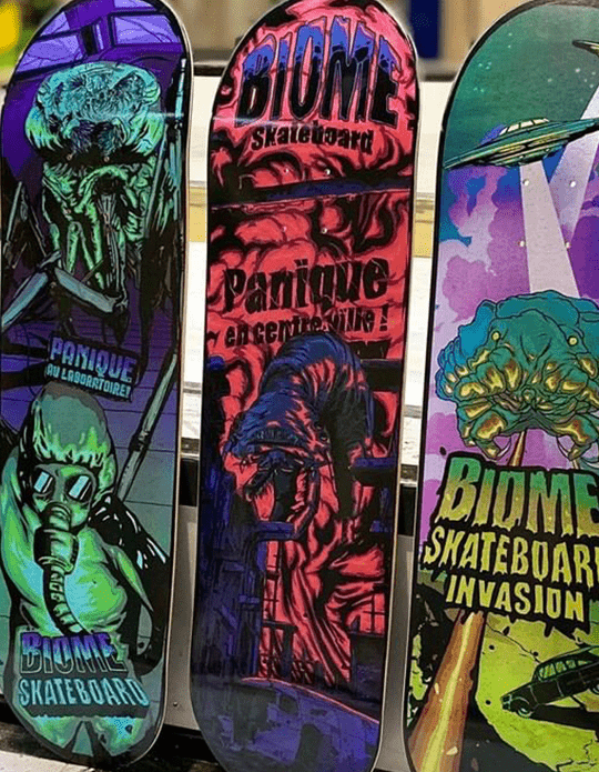 Micro Monstres Series By Skorp X Biome Skateboards.11