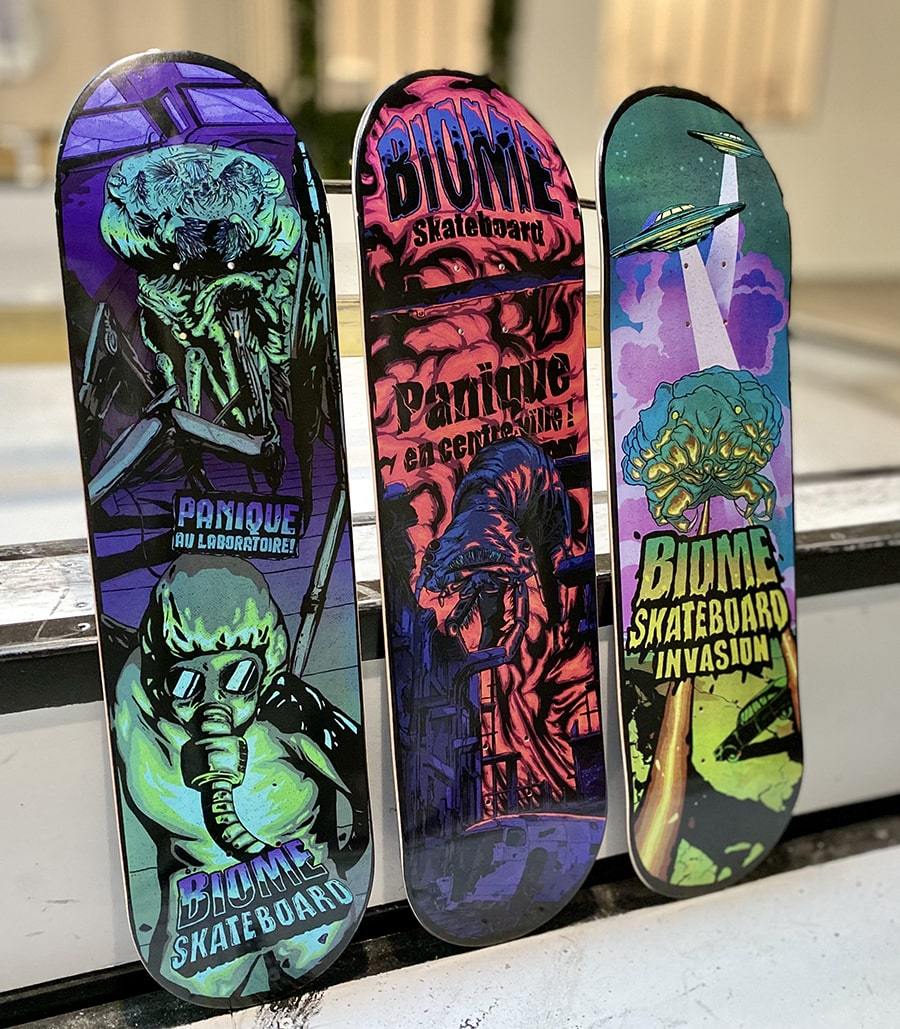 Micro Monstres Series By Skorp X Biome Skateboards.7