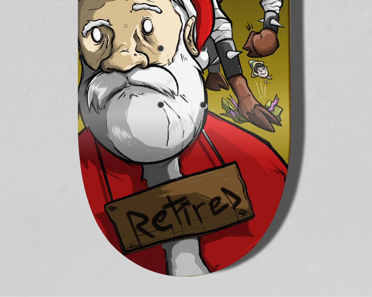 Retired Skateboard By Theevilart X Bonobolabo 3