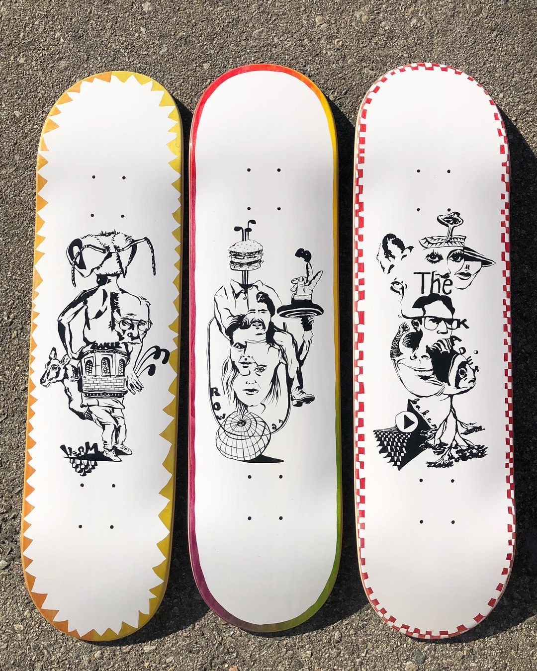 Daydreams Series Par Kevin Spanky Long X Baker Skateboards.3