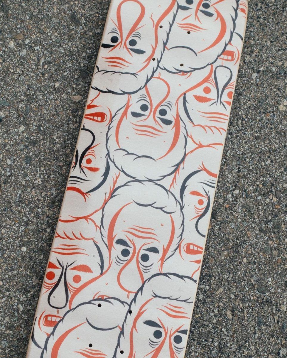 Tabla de Skate Baker Elissa Steamer Serie Barry Mcgee 8.0