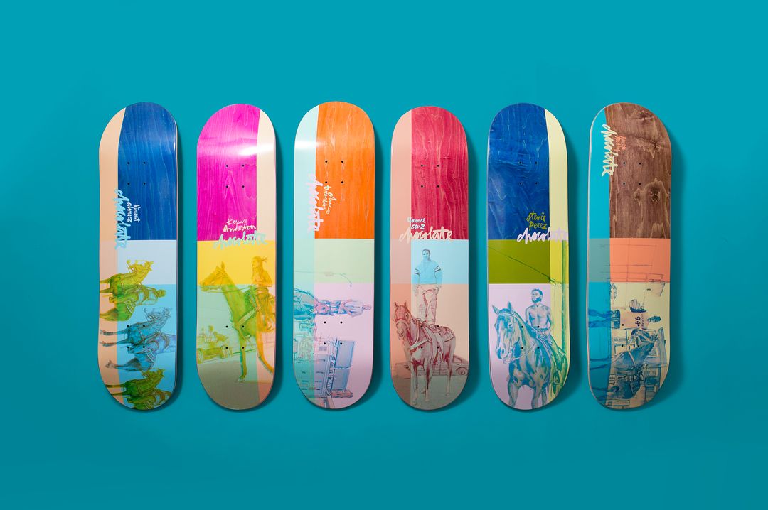 Chocolate City Cowboys series by CMG for Chocolate Skateboards made in 2018