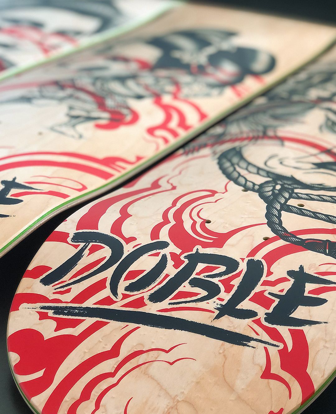 Geisha Series By Plot X Doble Skateboards 1