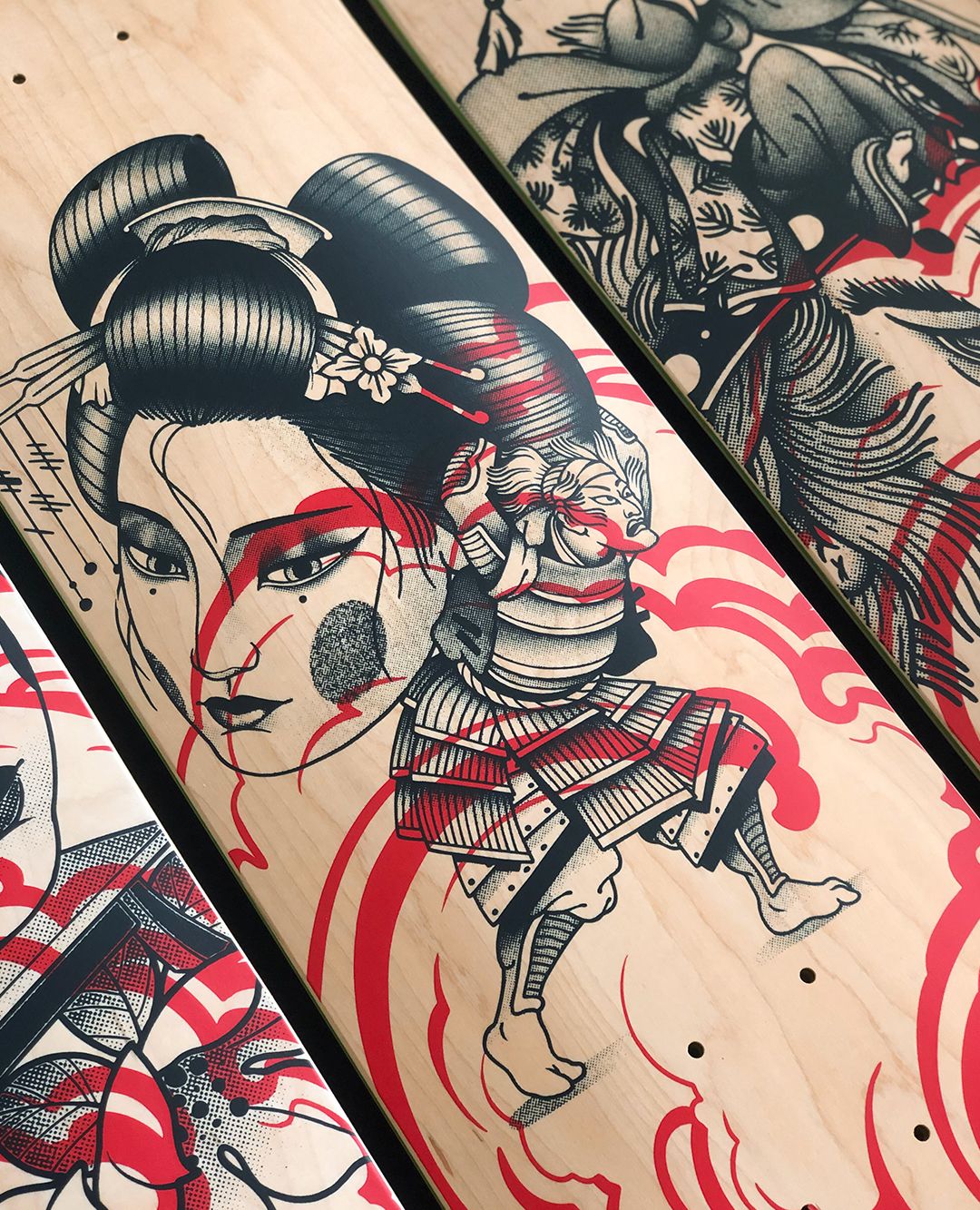 Geisha Series By Plot X Doble Skateboards 11
