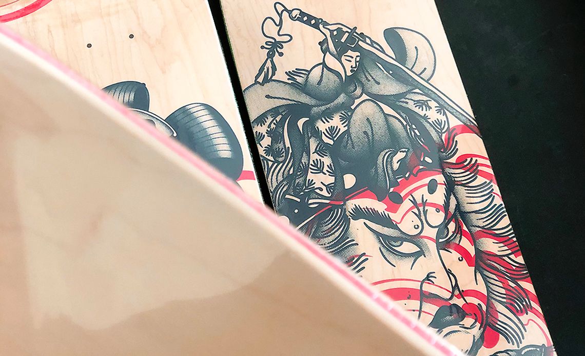 Geisha Series By Plot X Doble Skateboards 12
