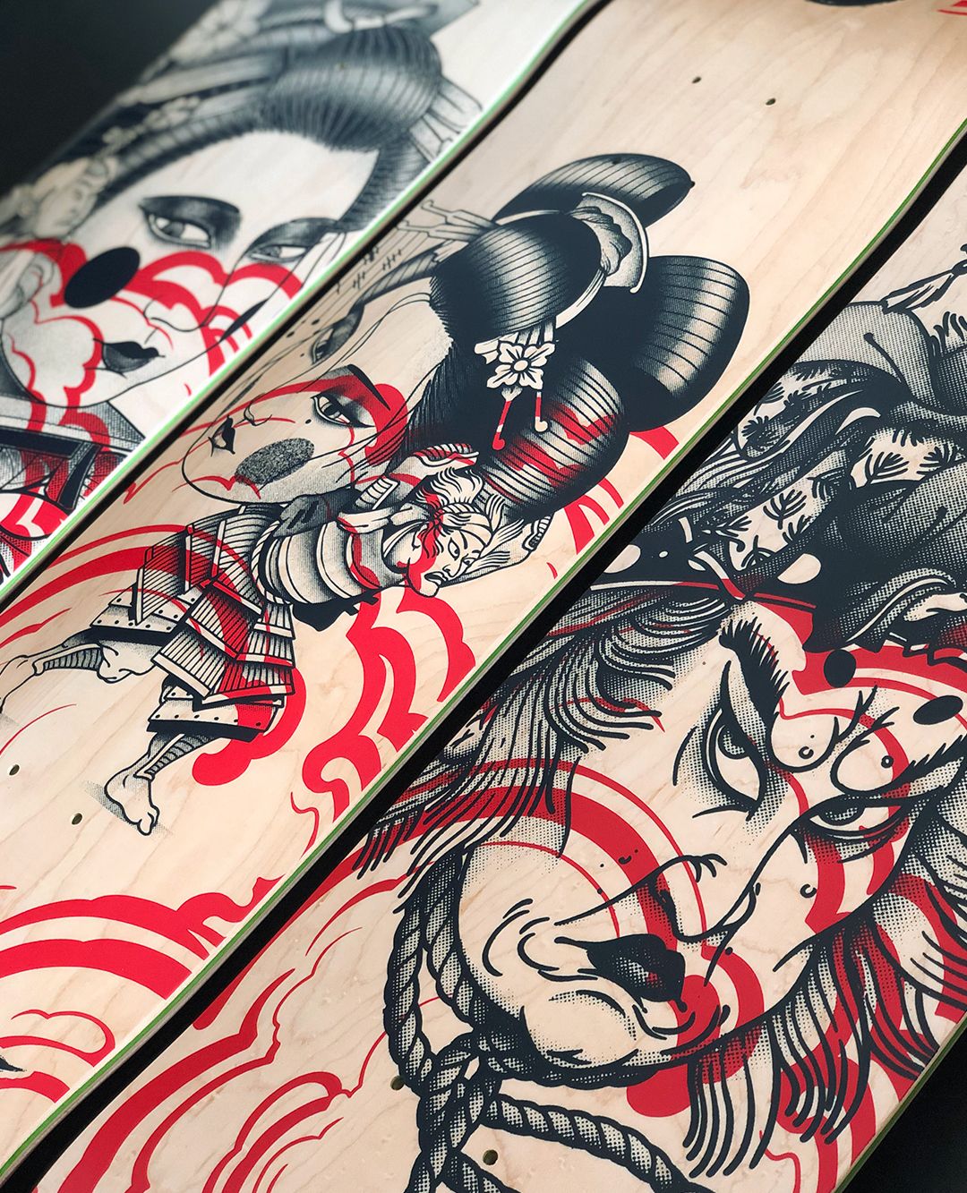 Geisha Series By Plot X Doble Skateboards 13