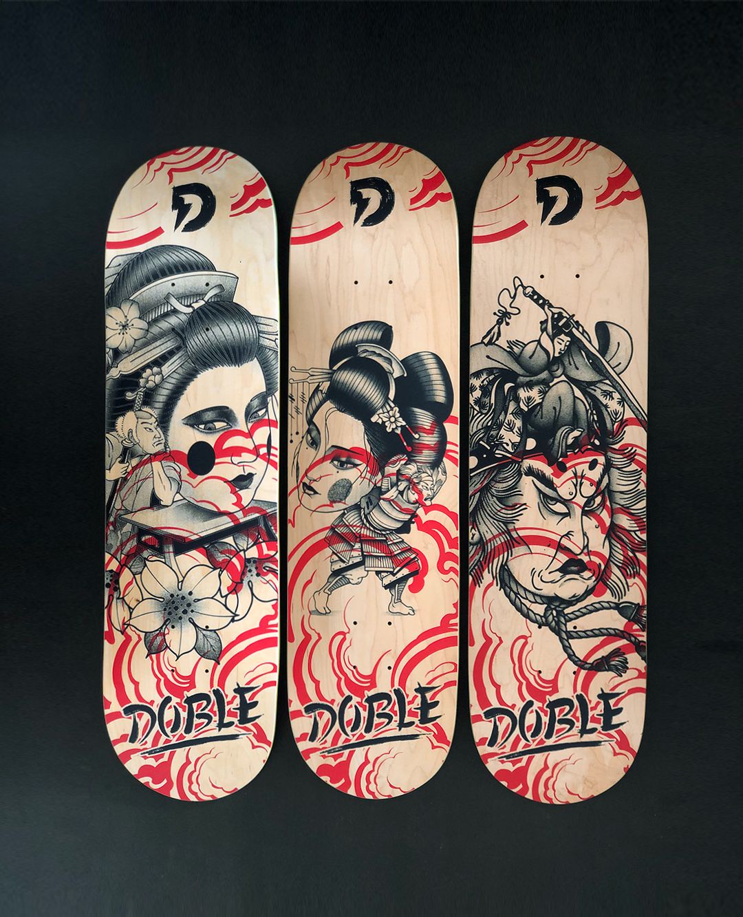 Geisha Series By Plot X Doble Skateboards 2