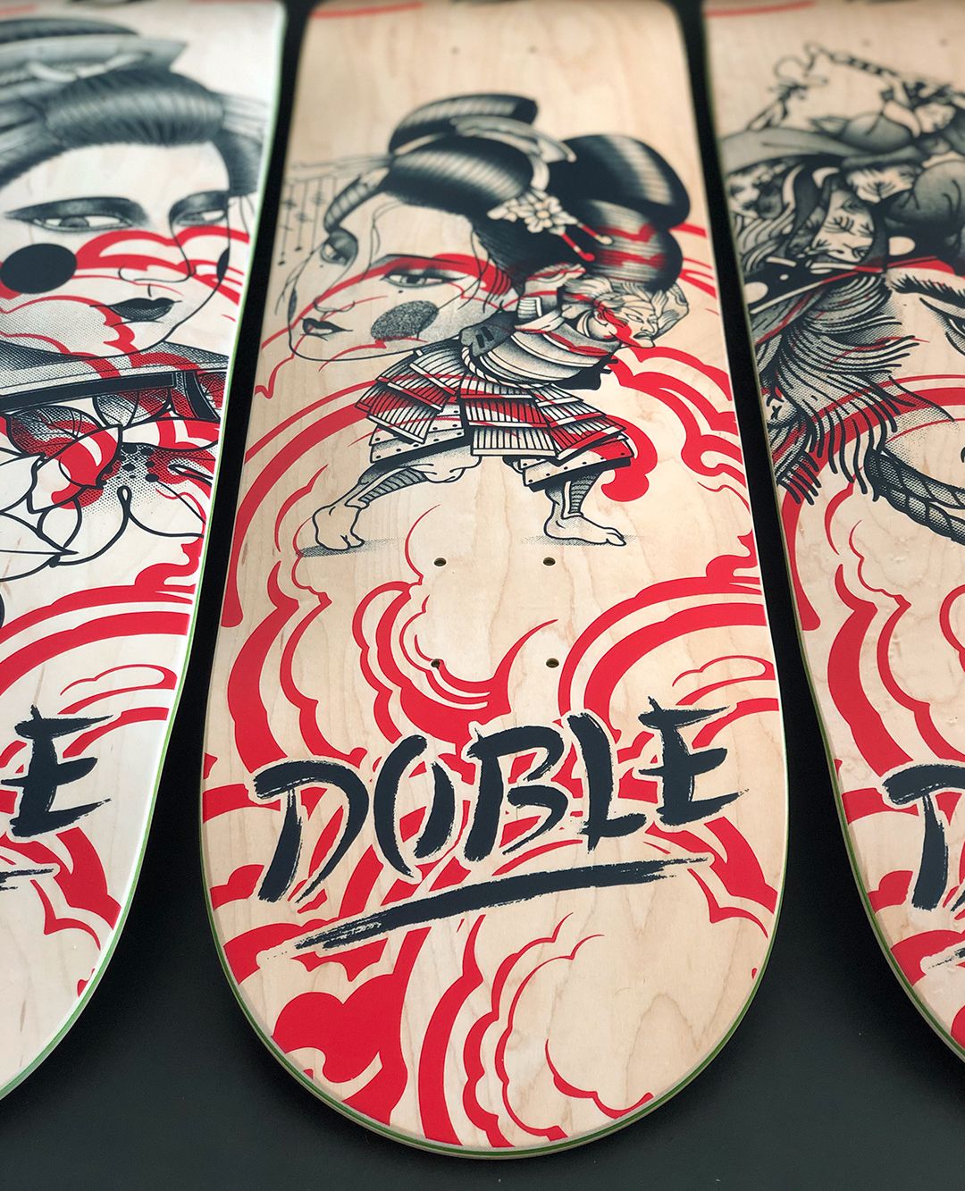 Geisha Series By Plot X Doble Skateboards 8