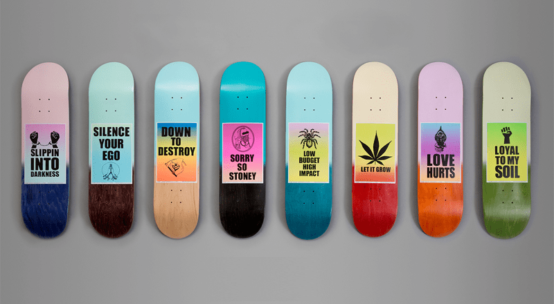 Signs of the times series by CMG for Chocolate Skateboards made in 2017