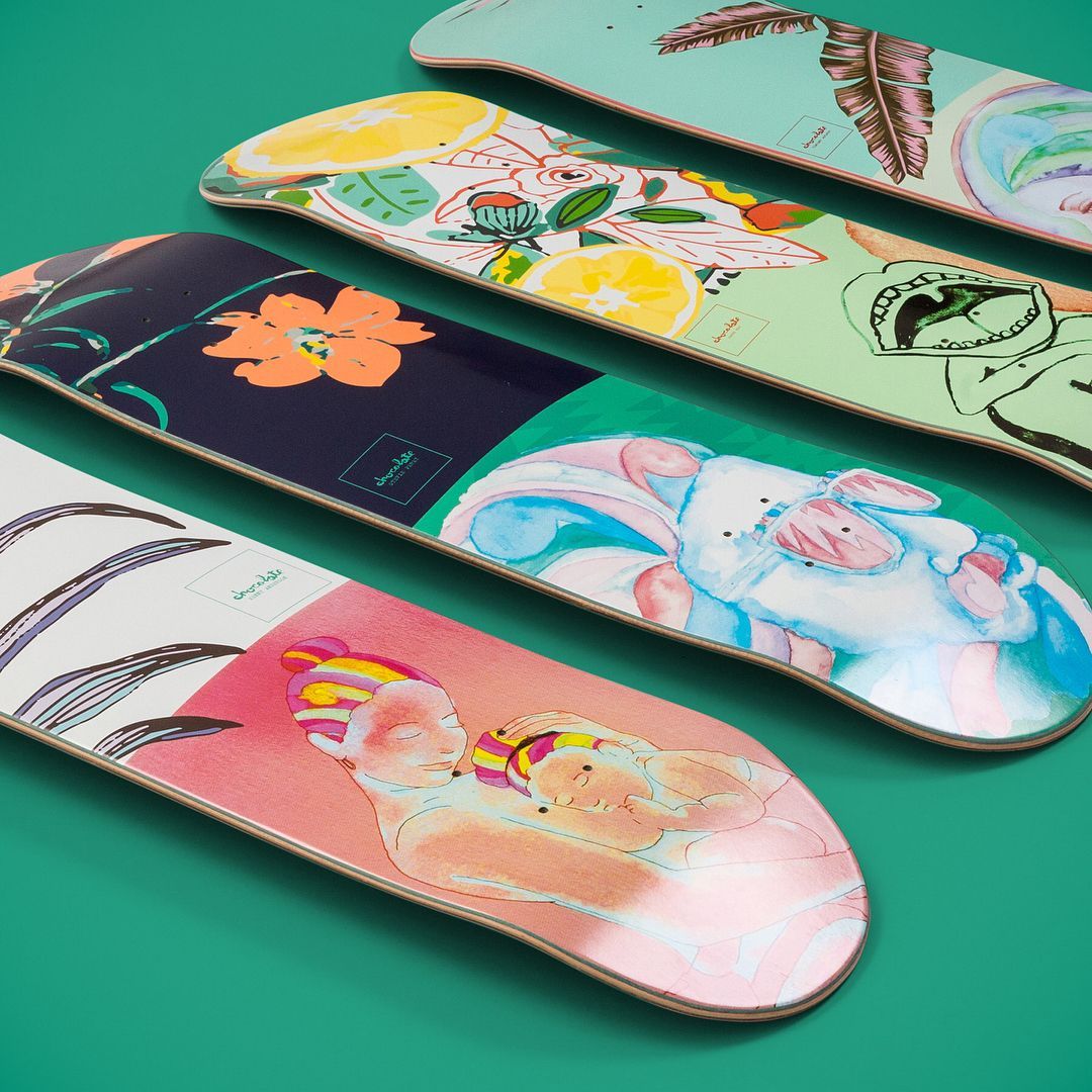 Tropicalia Series by CMG for Chocolate Skateboards made in 2017
