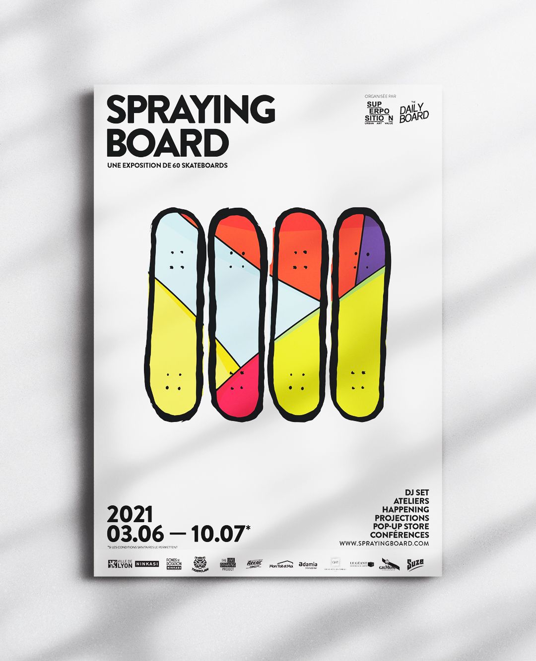 SPRAYING BOARD Exposition Skate X Art Urbain Revient A Lyon 10