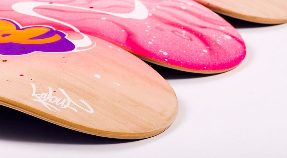 Apercu Des Skateboards De La Nouvelle Edition SPRAYING BOARD 1