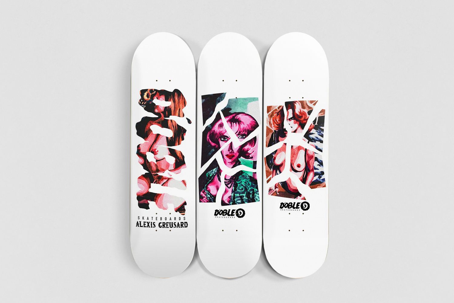 Aquarelle Series By Quentin Caillat X Doble Skateboards 2