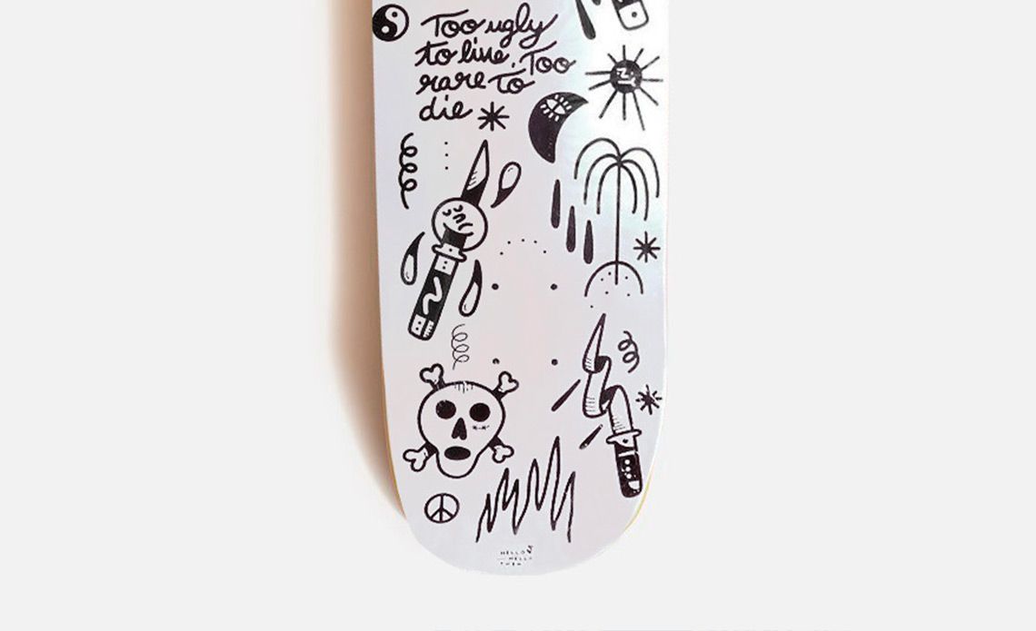 Hello Hello Theo X Doble Skateboards 1