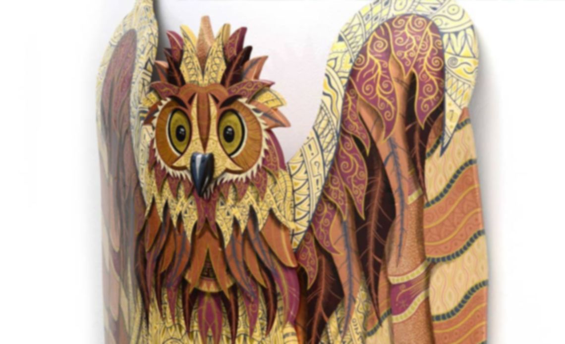 Owl Wild Life Skate Sculpture By Julien Feniau 6