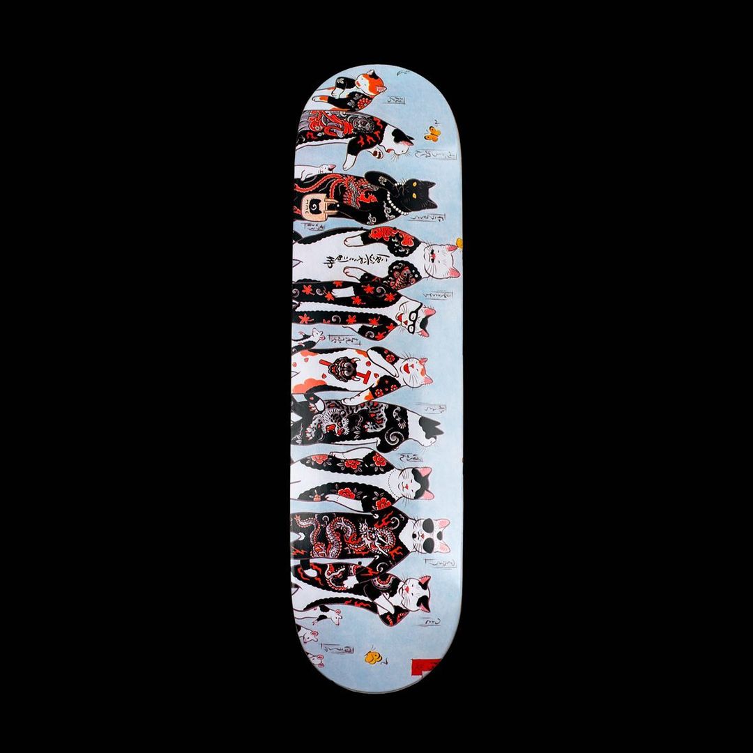 Gang Cat Skateboard Byhoritomo For Monmon Cats 2