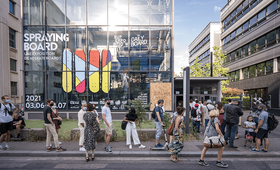 SPRAYING BOARD 002 · Les photos du vernissage