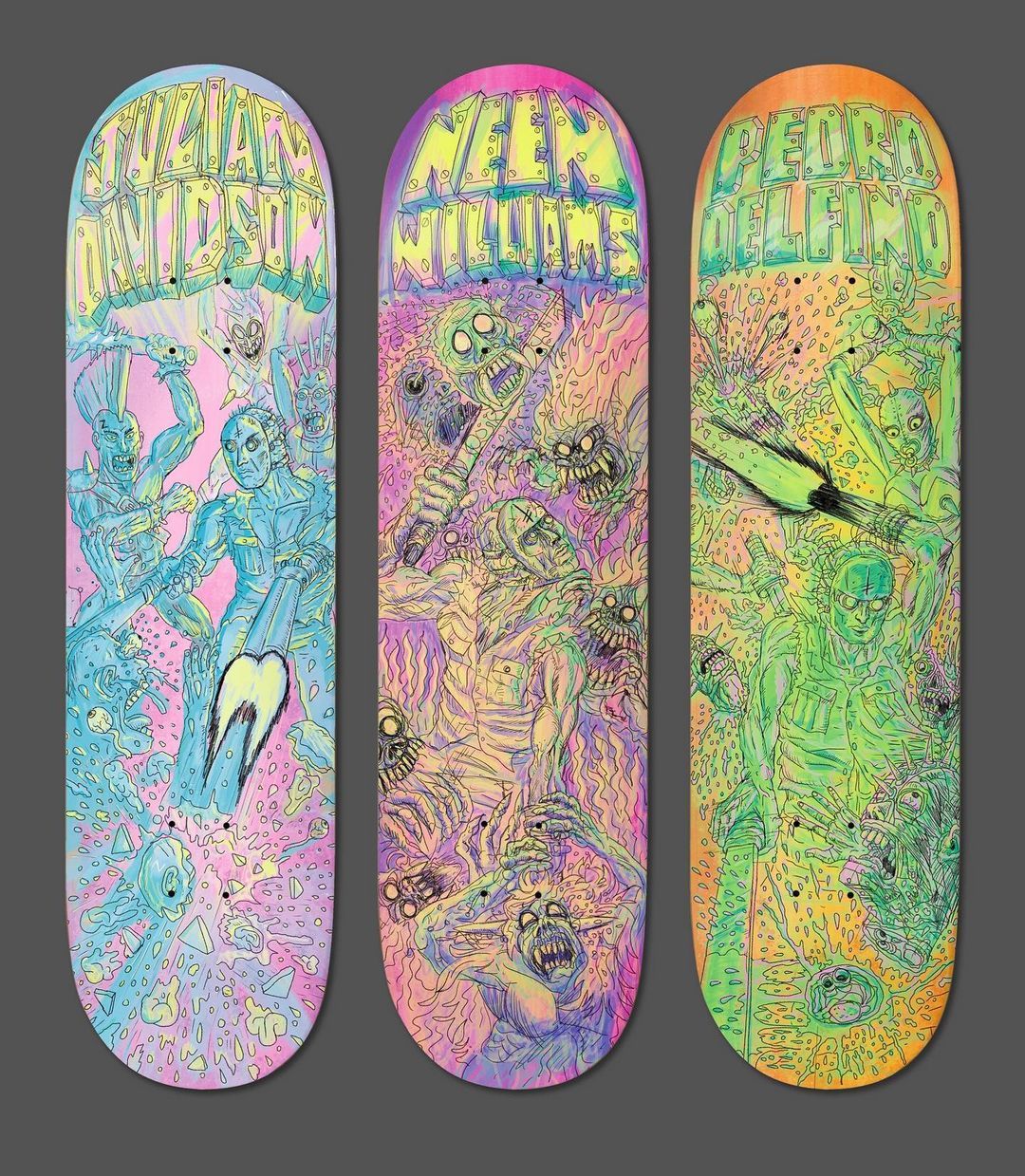 Dystopia Series By Christy Karacas X Deathwish Skateboards 4