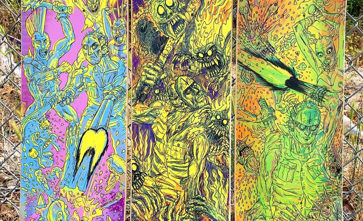 Dystopia Series By Christy Karacas X Deathwish Skateboards 9