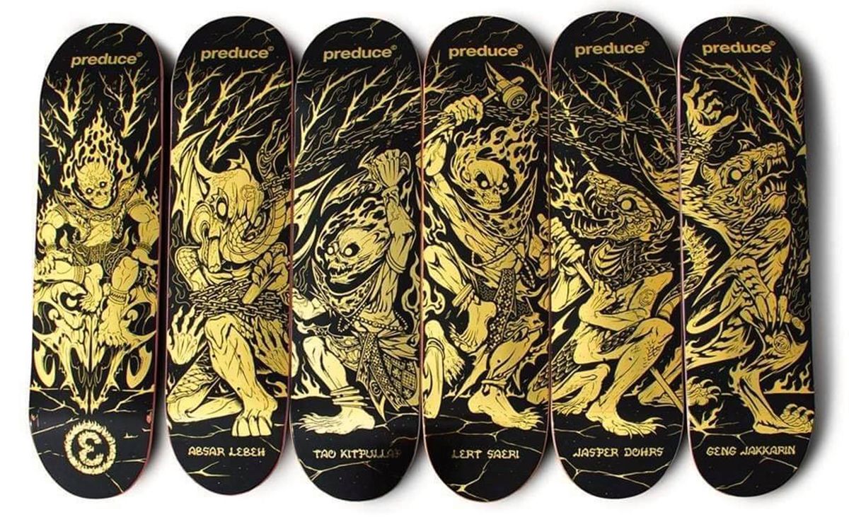 Nakara Series By Smith Phiromsank X Preduce Skateboards 9