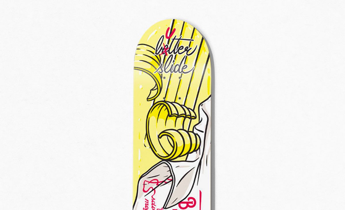 Burro Di Panna Skateboard By Cibo For Bonobolabo 1