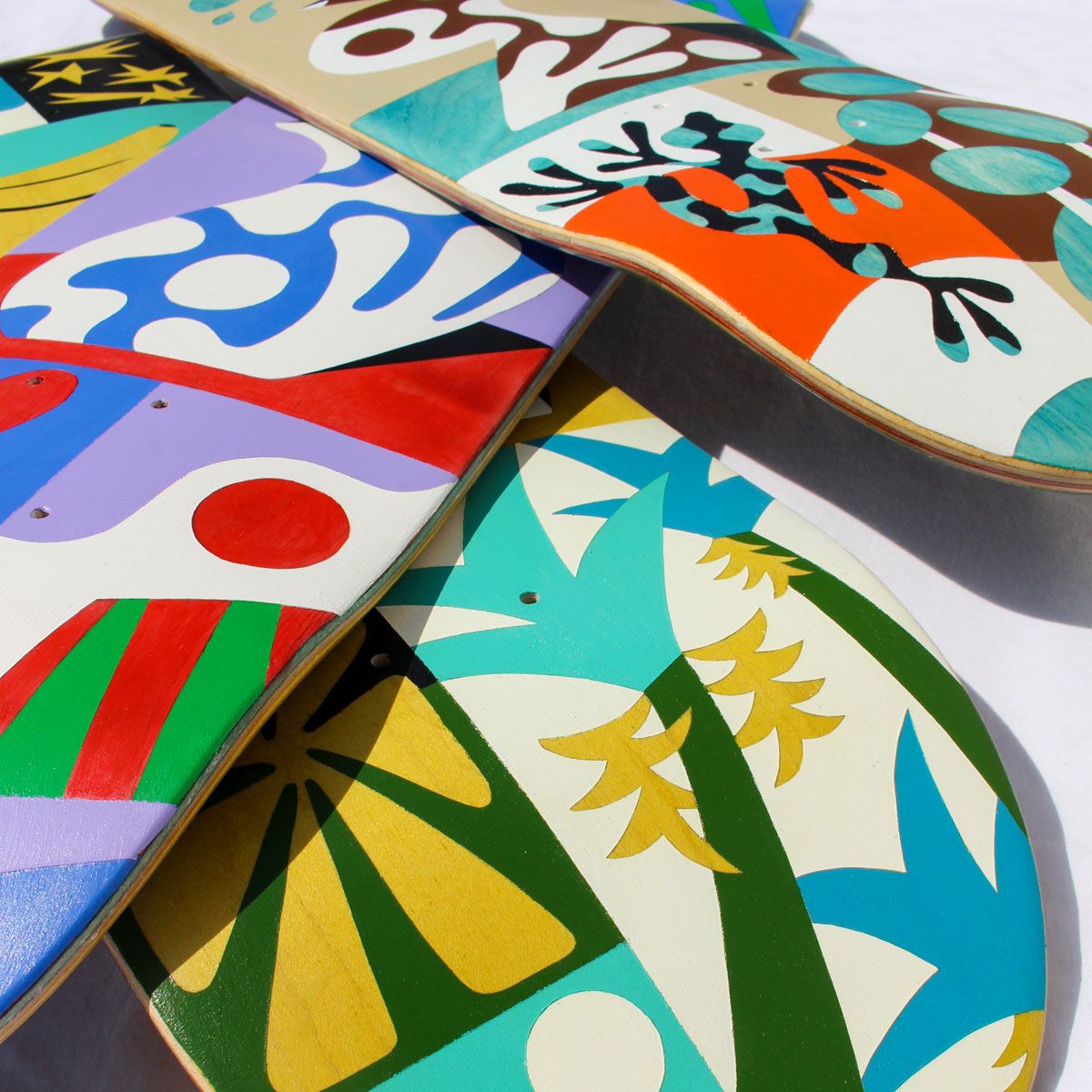 Custom Skateboards By Bart Lanzini For The European Custom Board Show 4