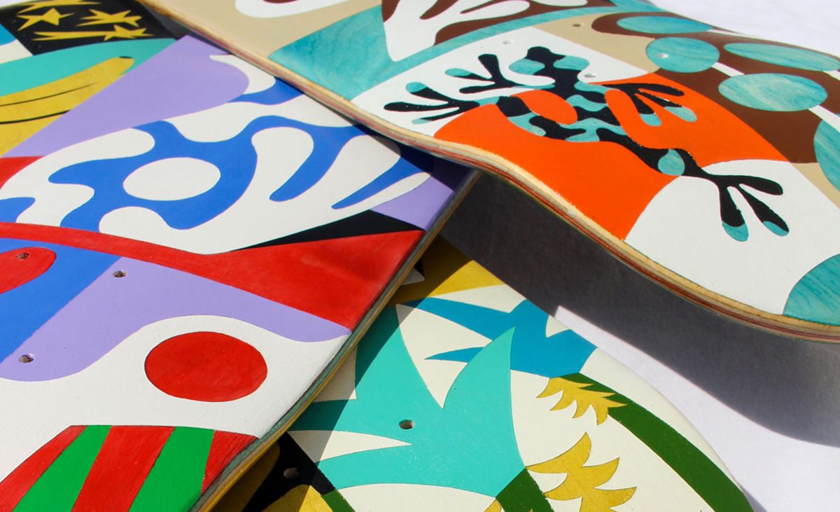 Custom Skateboards By Bart Lanzini For The European Custom Board Show