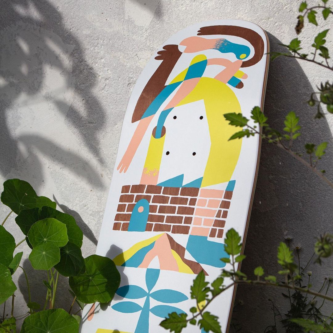 Tommy Knuts X Chalk Custom Board X Decathlon Skateboarding 3