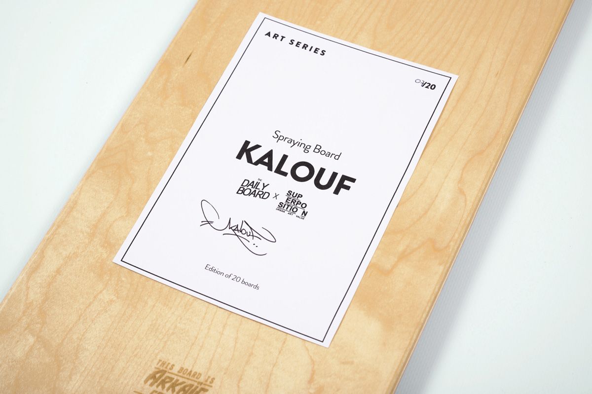 Kalouf X Spraying Board Skateboard 10