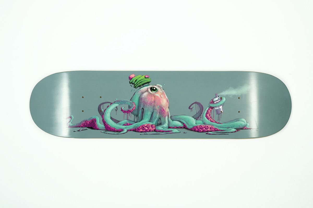 Kalouf X Spraying Board Skateboard 3