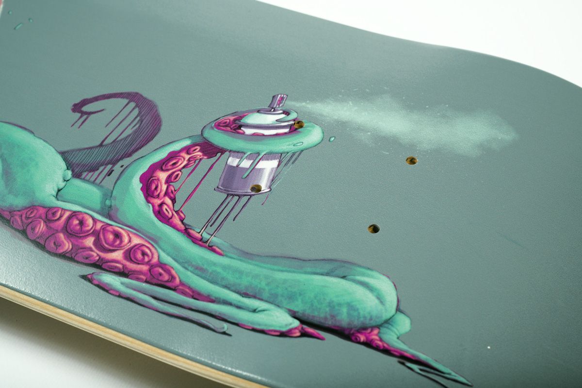 Kalouf X Spraying Board Skateboard 5