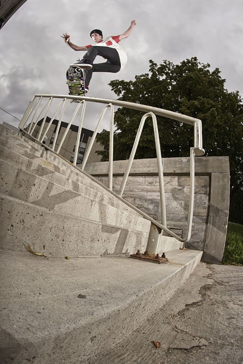 Gab Lalande, Kickflip Front Board, Kingston, Ont.