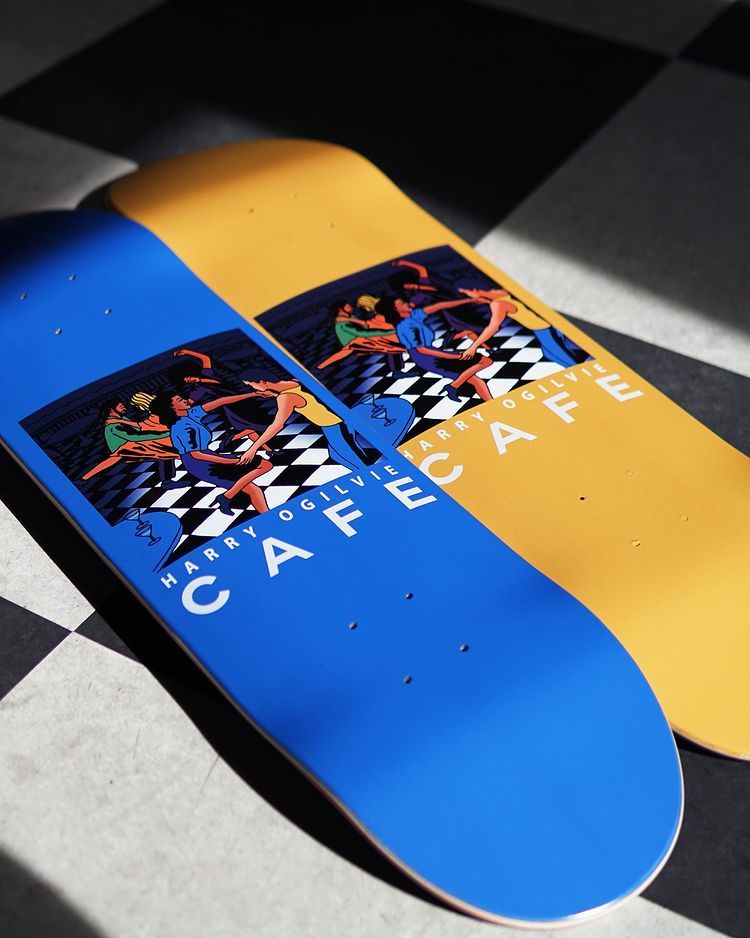 Old Duke Series By Gaurab Thakali X Cafe Skateboards 1