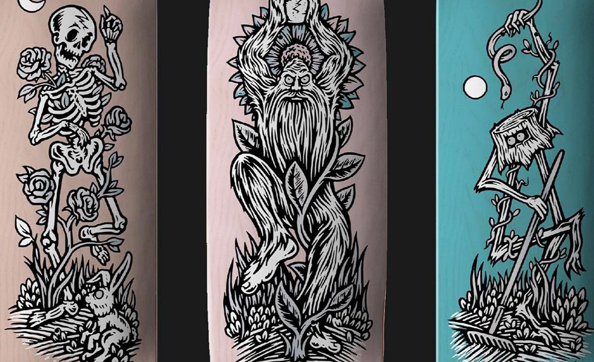 The Tender Of The Garden Series By Timber X Element Skateboards 4
