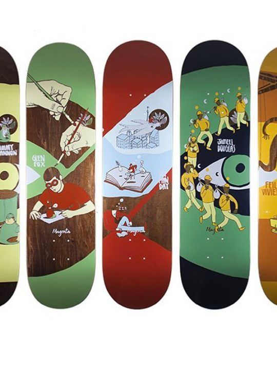 Extravision Board Series By Soy Panday For Magenta Skateboards