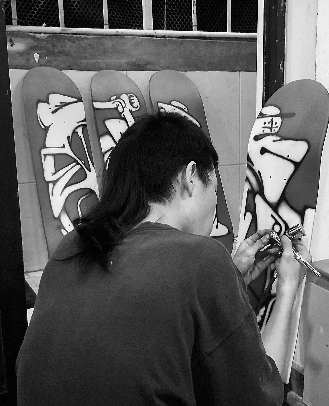 Spraying Board Vietnam, le Work in Progress de l'artiste VuiQa