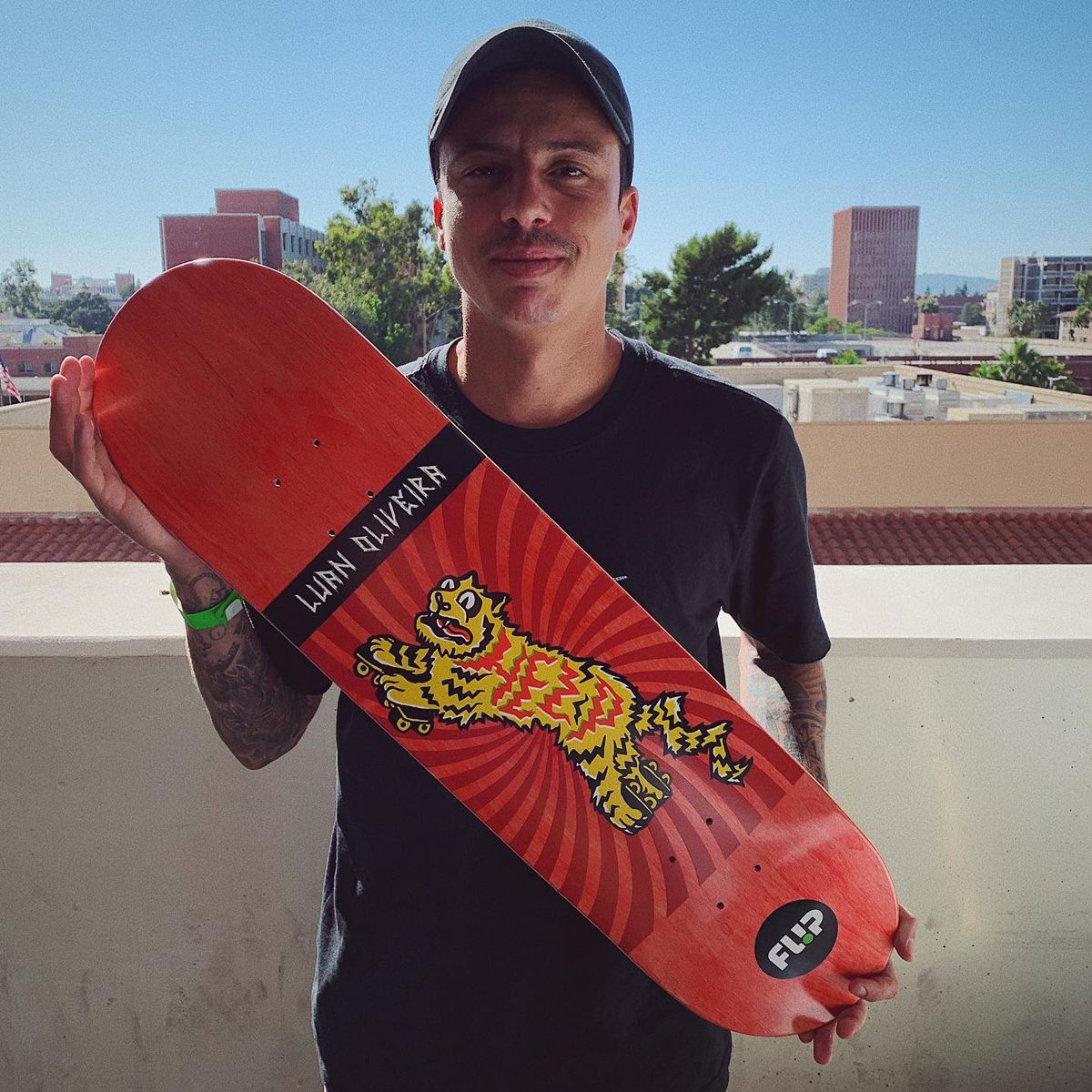 Luan Oliveira avec son pro model Spiral