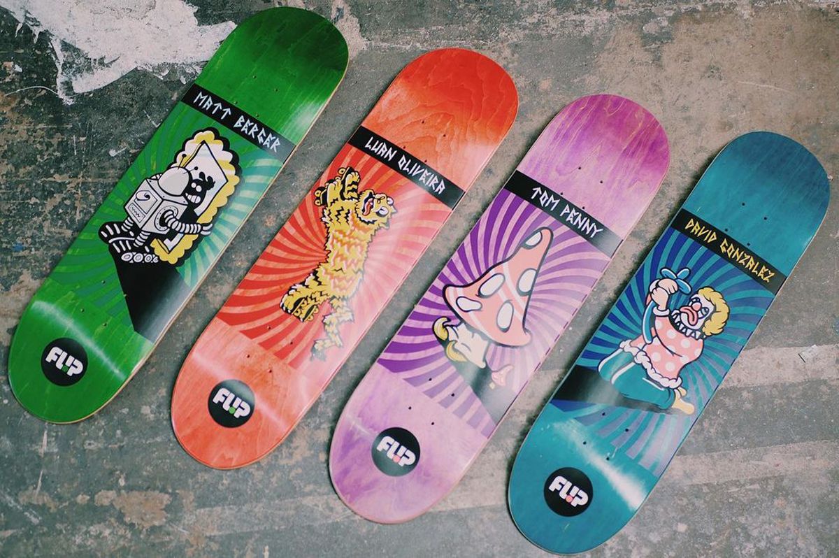 Série Spiral par Josh pour Flip Skateboards