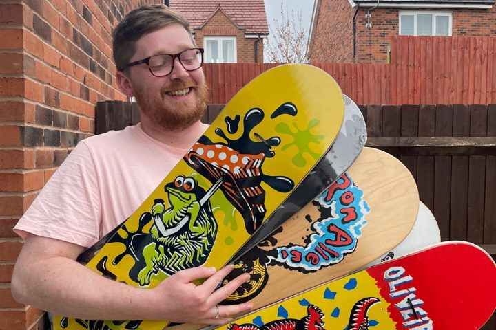 Josh Jameson Skateboard Illustrator