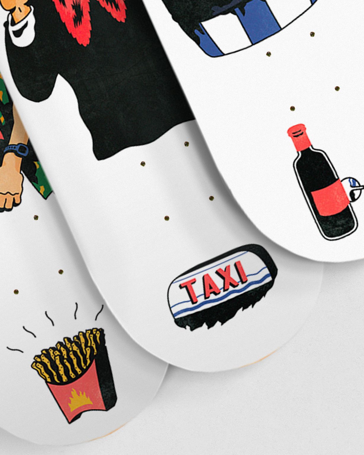 Comic actors series by Quentin Caillat x Doble Skateboards - The Daily Board