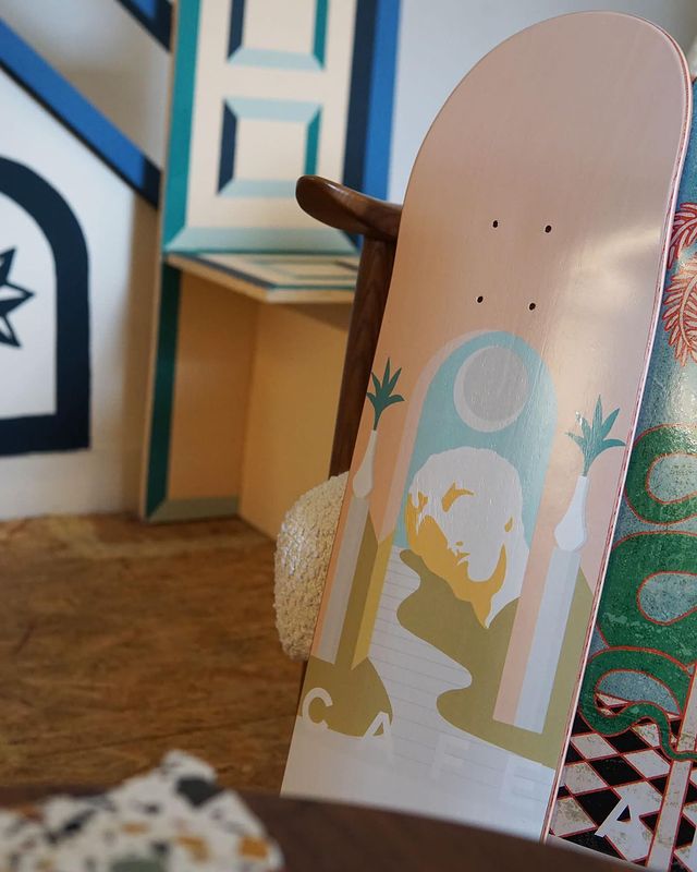 Printed Goods X Cafe Skateboards 2