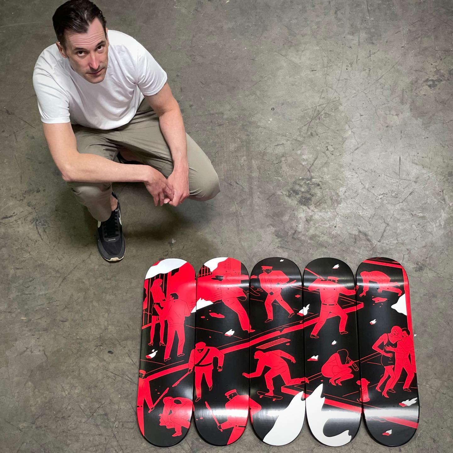 Rule Of Law By Cleon Peterson X Zero Skateboards 3
