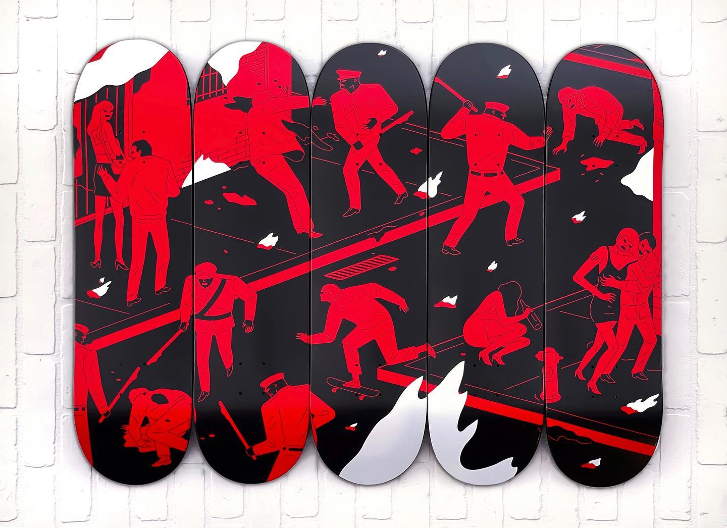 Rule Of Law By Cleon Peterson X Zero Skateboards 7