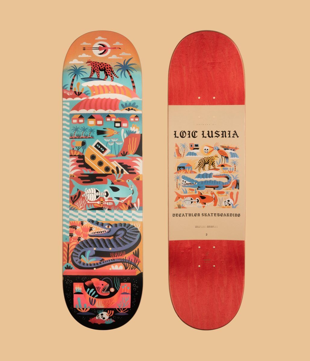 Loic Lusnia x Decathlon Skateboarding