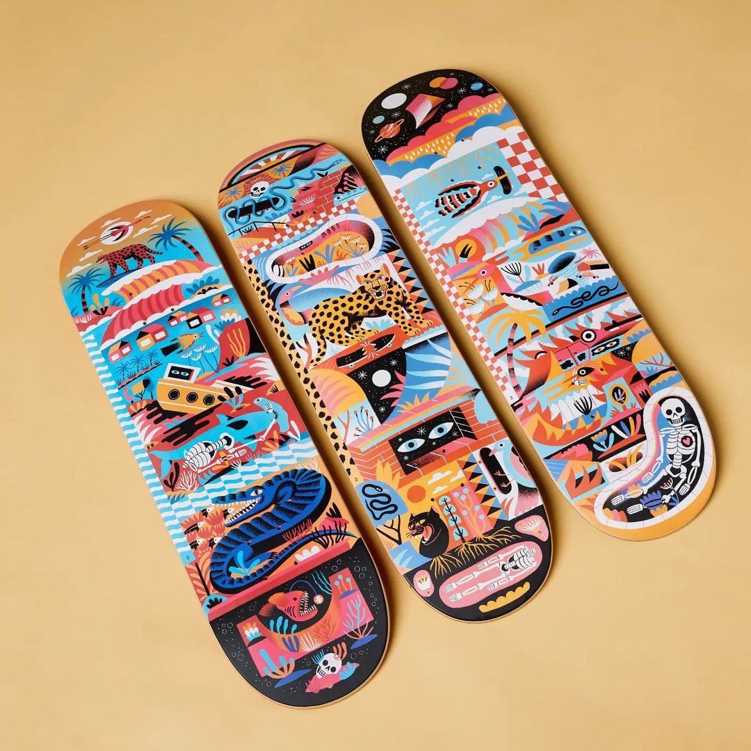 La série complète Loic Lusnia x Decathlon Skateboarding