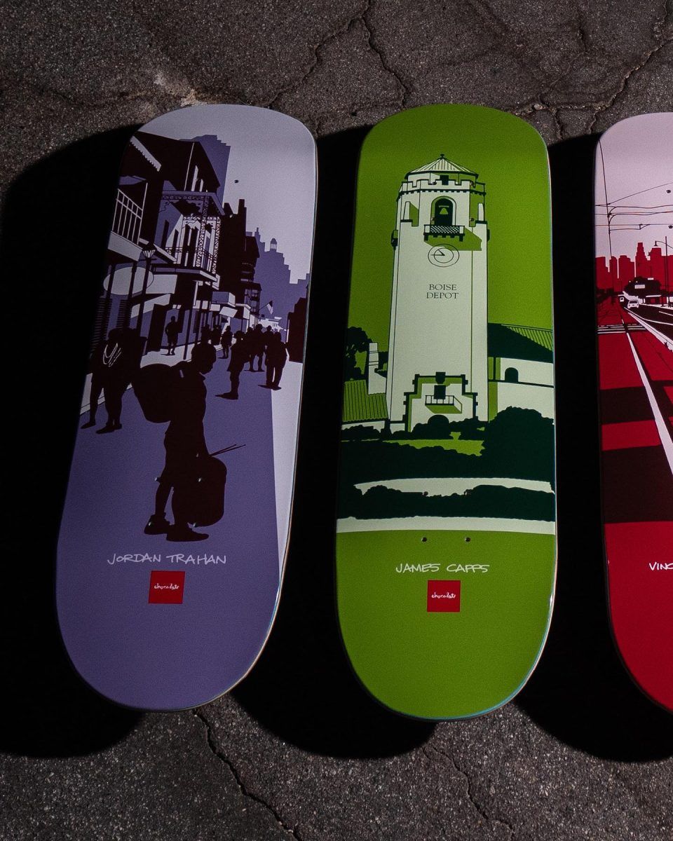 City series ‘23 par Evan Hecox x Chocolate Skateboards