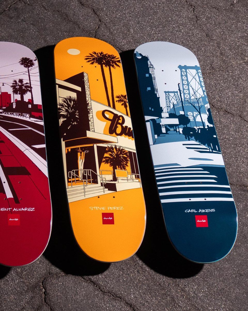 City series ‘23 par Evan Hecox x Chocolate Skateboards