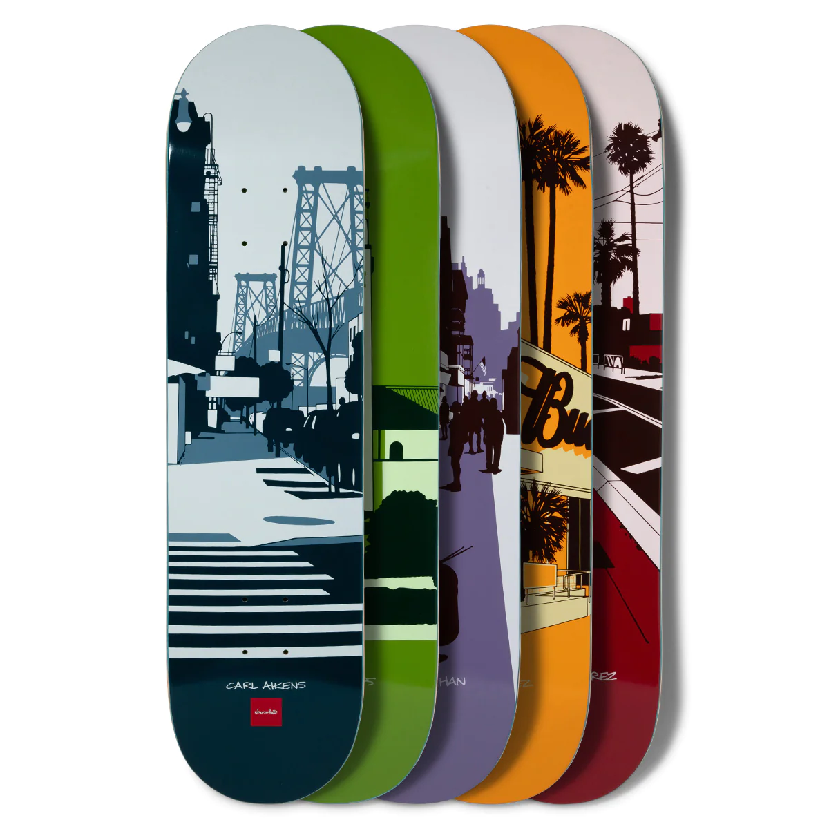 City series ‘23 par Evan Hecox x Chocolate Skateboards